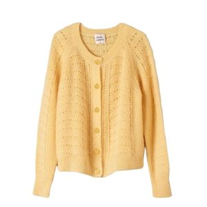 Aritzia Little Moon Rosella Cardigan Yellow size Small